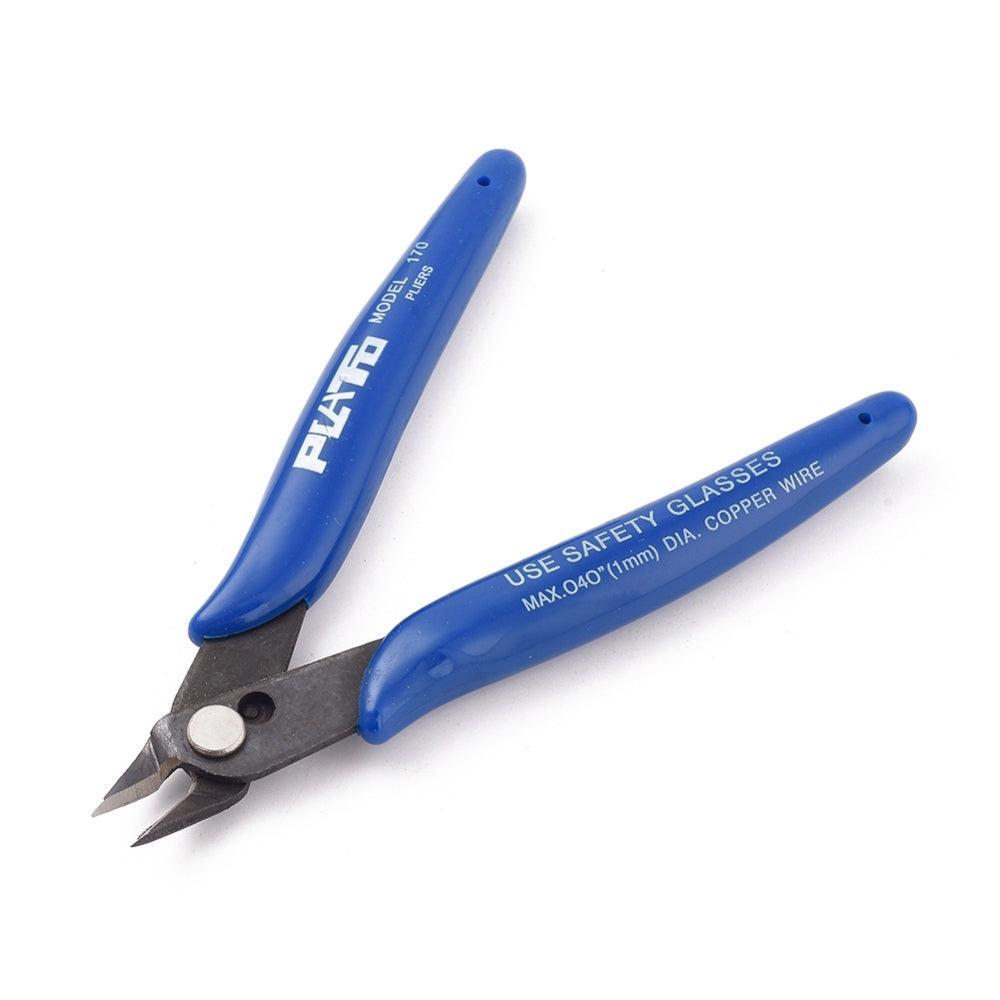 Zijkniptang Blauw 12.8cm - per stuk-Gereedschap-Kraaltjes van Renate