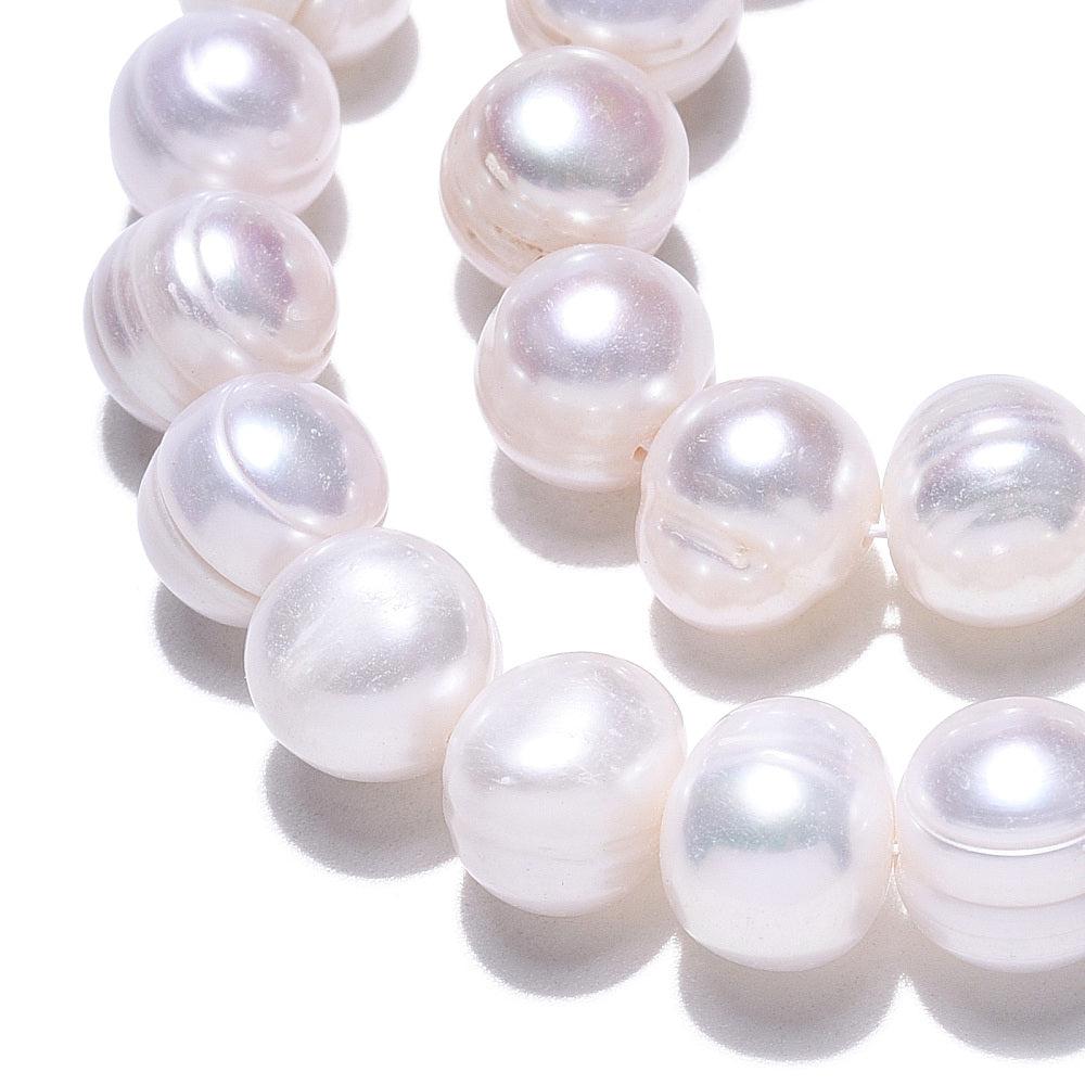 Zoetwaterparel 8-9mm wit - per stuk-Kralen-Kraaltjes van Renate