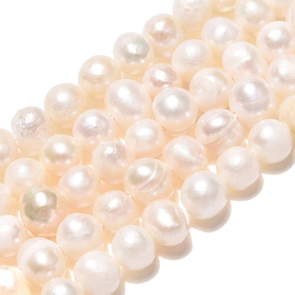 Zoetwaterparel Ovaal Crème 4-5mm - per stuk-Kralen-Kraaltjes van Renate