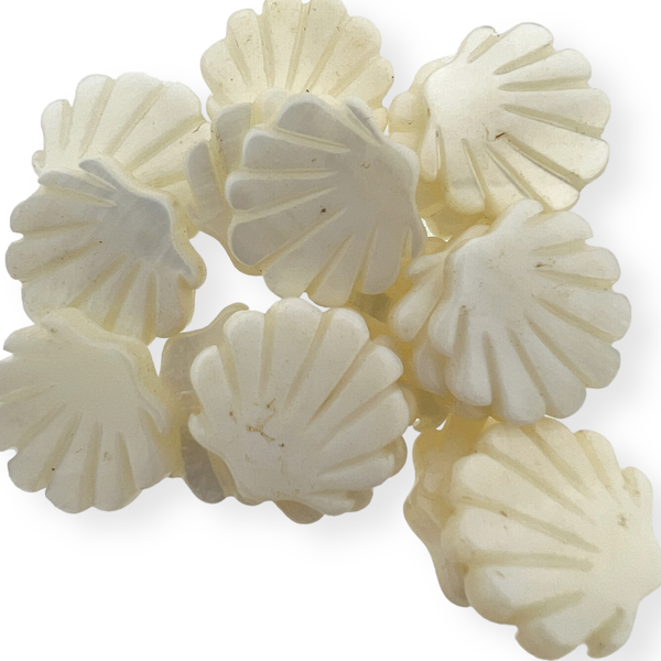 Zoetwaterschelp kraal Schelp parelmoer 15mm-Kralen-Kraaltjes van Renate