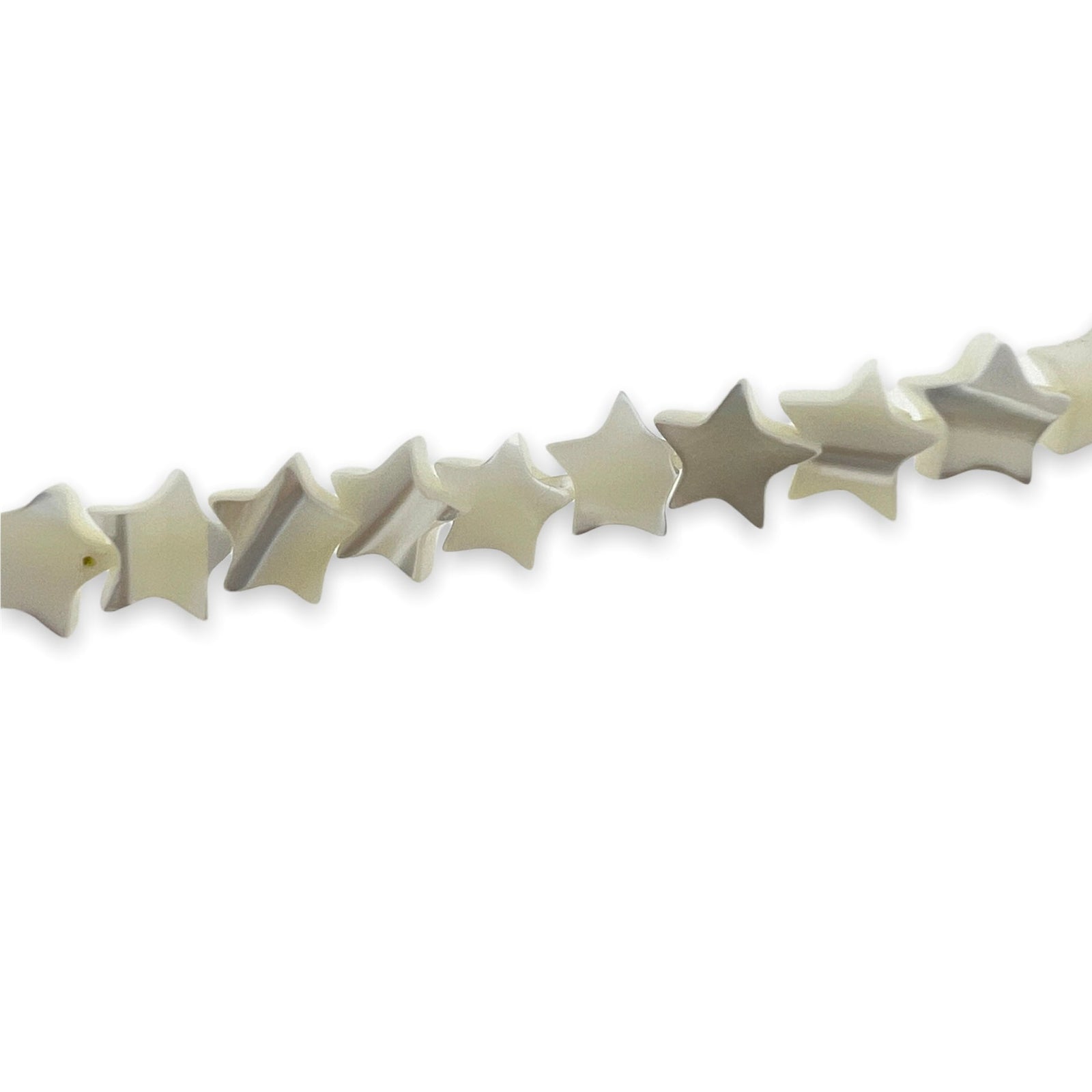 Zoetwaterschelp kraal Ster parelmoer 6x6x2mm - per stuk-Kralen-Kraaltjes van Renate