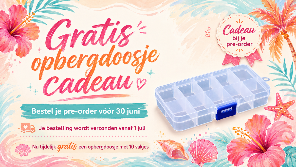 Pre-order: Zomerpakket Mega compleet met oa Rocailles Goud of Zilver