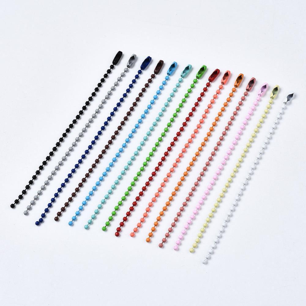 ball chains multicolor 1,17cm - per 5 stuks-Kralen-Kraaltjes van Renate