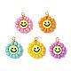 bedel smiley multicolor 23mm-bedels-Kraaltjes van Renate