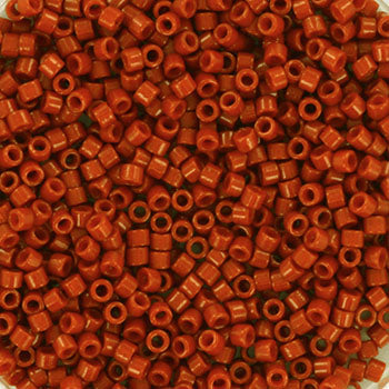 Miyuki Delica DB-2352 duracoat opaque dyed ginger rust 11/0 - 4 gram