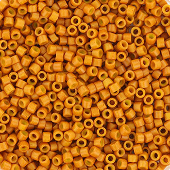 Miyuki Delica DB-653 opaque dyed pumpkin 11/0 - 4 gram