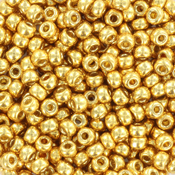 Miyuki Rocailles 8-4202 Duracoat Galvanized Gold 8/0 (3mm) - 5 gram